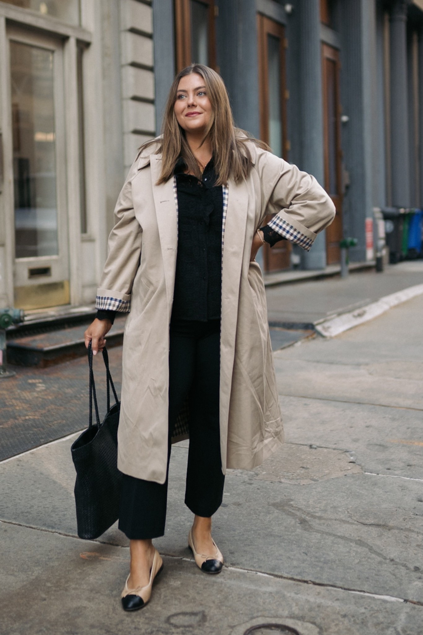 Wearing size 16 in trench - XL in button down - 1X Regular in pants. Use CARALYN15 on your first order at Spanx. Sharing similar styles to everything!

#LTKootd #LTKWorkwear #LTKPlusSize