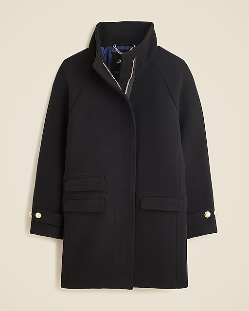 Toscana coat in Italian stadium-cloth wool blend | J. Crew US