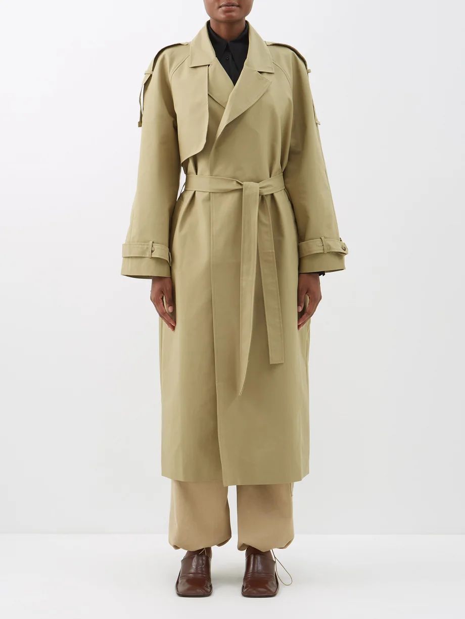 Suzanne cotton-canvas trench coat | The Frankie Shop | Matches (US)
