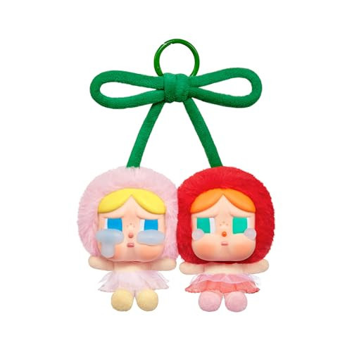 POP MART Crybaby Crying for Love Series-Vinyl Plush Hanging Card (Love You Cherry Much), Toys for Modern Home Decor, Collectible Toy Set for Desk Accessories, 1PC | Amazon (US)