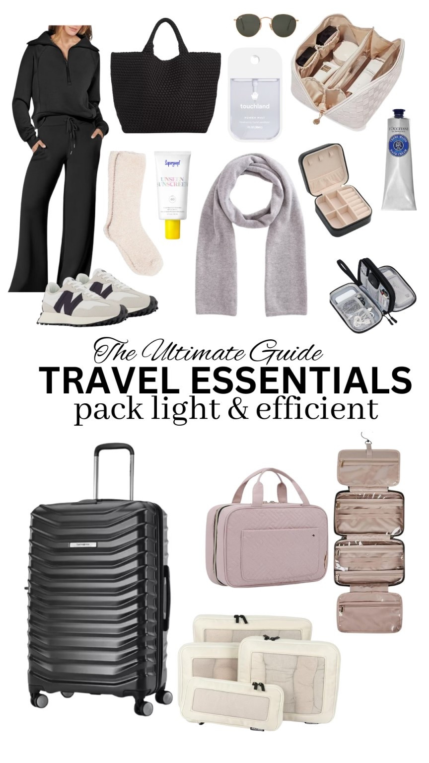 My favorite travel set and all the essentials for effortless and easy travel outfit and gadgets 

#LTKTravel #LTKOver40 #LTKFindsUnder100