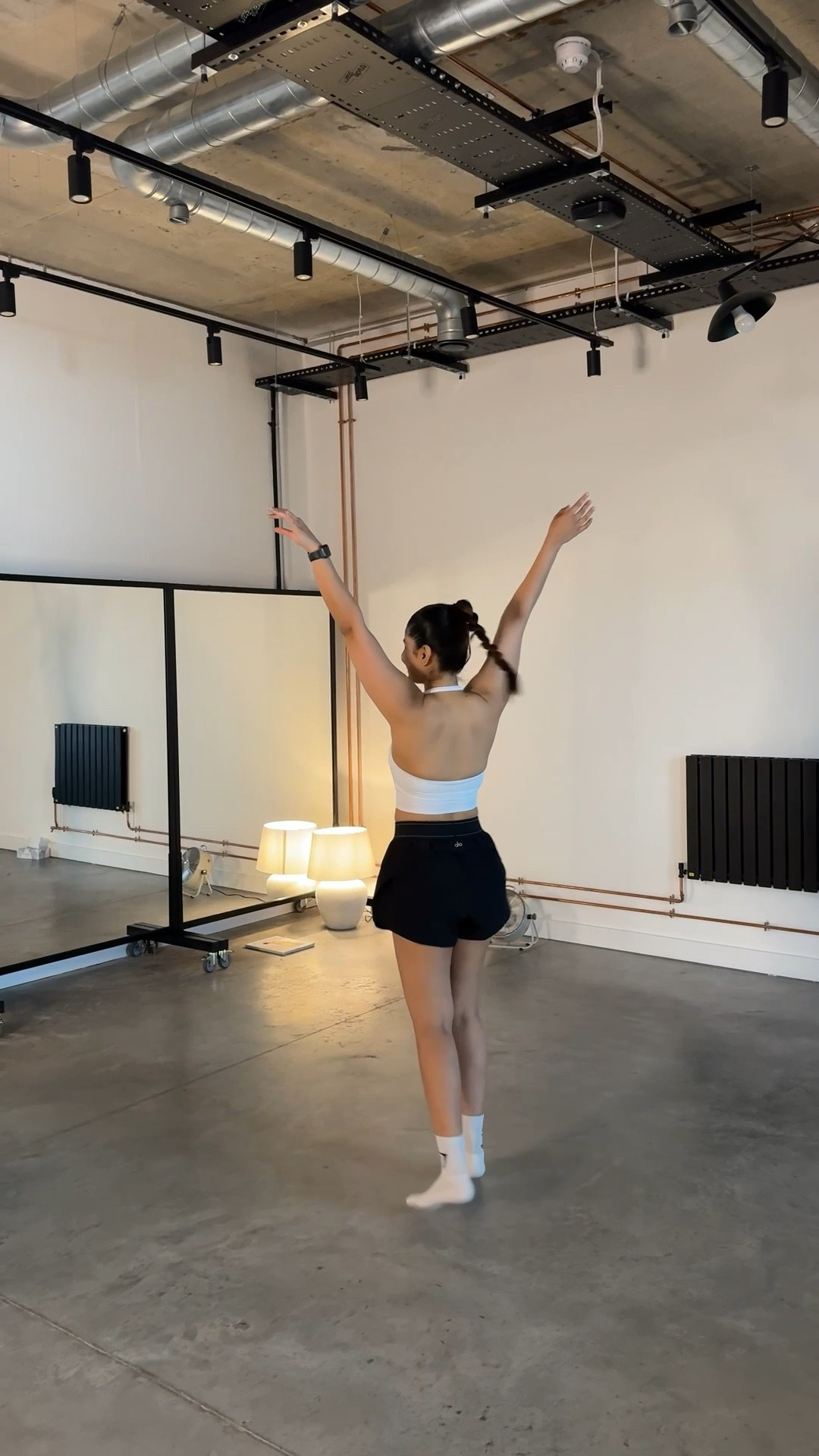 Fun pilates outfit 
Top - AYBL staple halter neck  (XS)
Shorts - Alo match point short (S)

#LTKuk #LTKsummer #LTKfitness