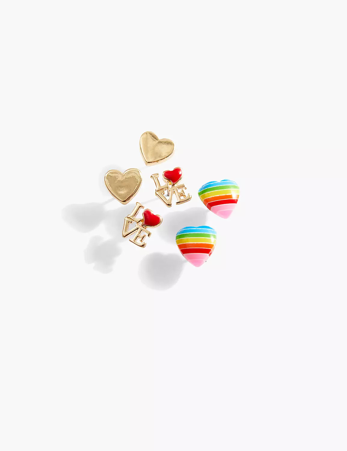 3-Pack Pride Stud Earrings | LaneBryant | Lane Bryant (US)