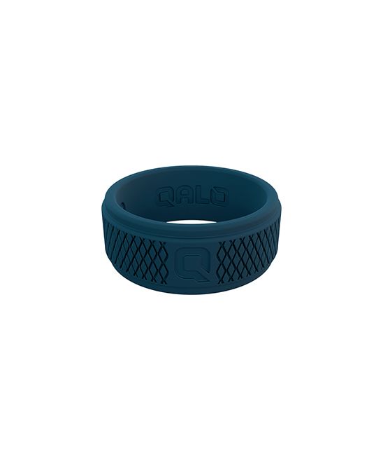 QALO Men's Rings Deep - Deep Blue Laurel Q2X Silicone Ring | Zulily