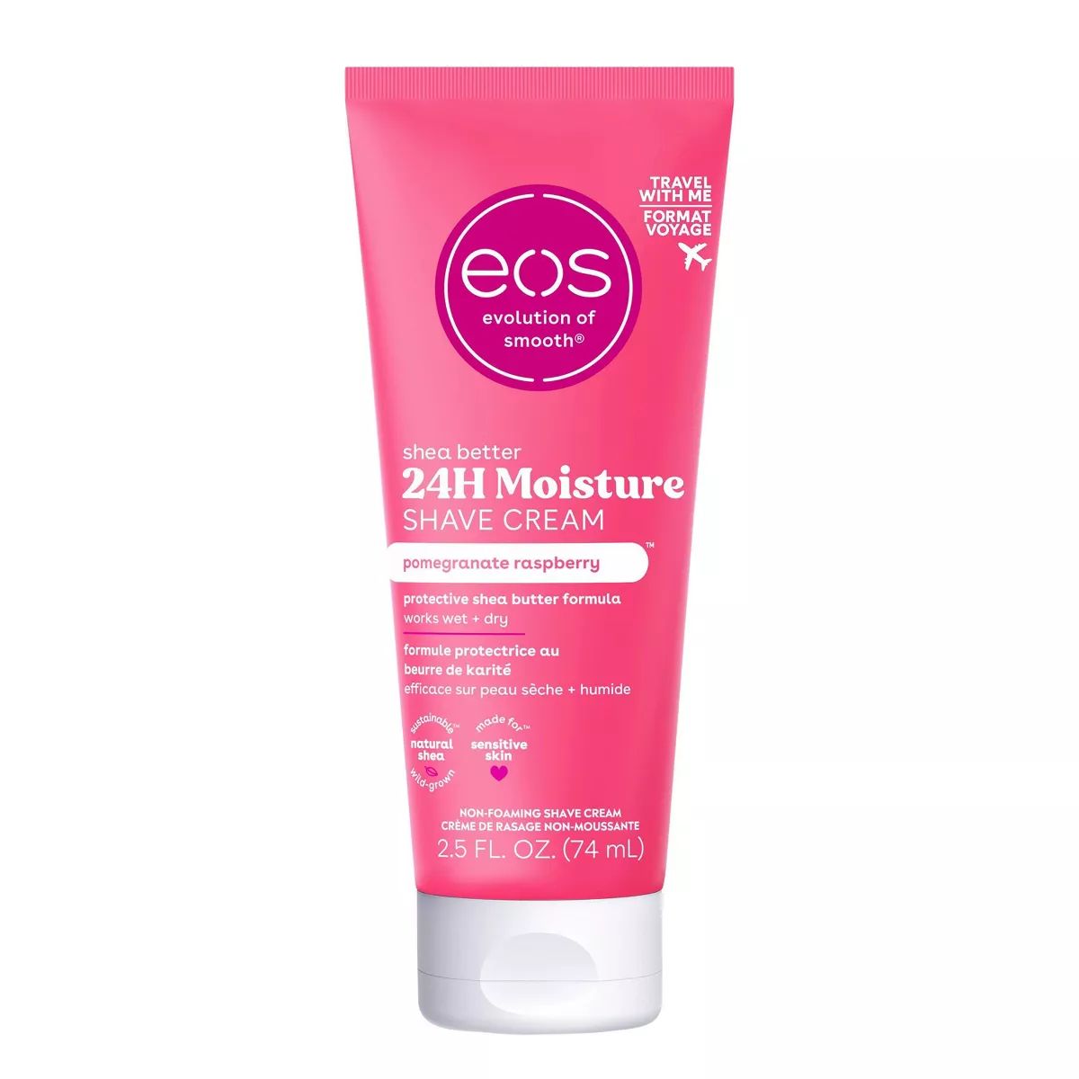 eos Shea Better Shave Cream - Pomegranate - Trial Size - 2.5 fl oz | Target