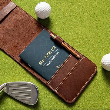 Holtz Leather Co. Golf Score Card Holder | Mark and Graham | Mark and Graham