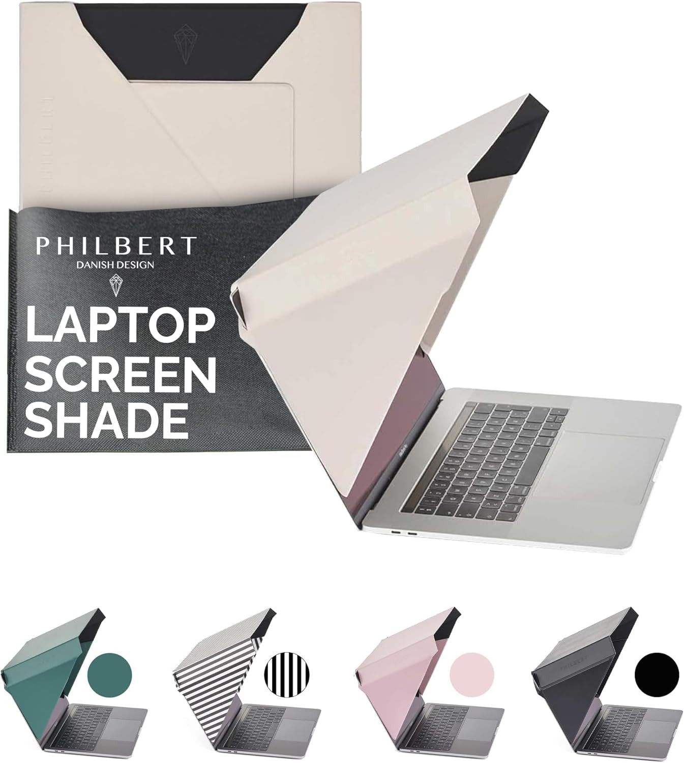 4-in-1 Laptop Sun Shade - Slim Hood Screen Shade, Privacy Screen, Heat Protection, & Contrast Enh... | Amazon (US)