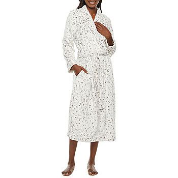 Liz Claiborne Womens Long Sleeve Long Length Robe | JCPenney