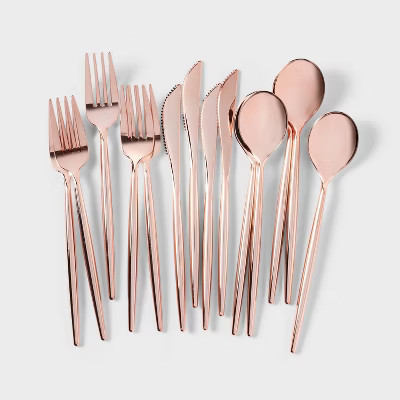 30ct Rose Gold Cutlery - Spritz™ | Target