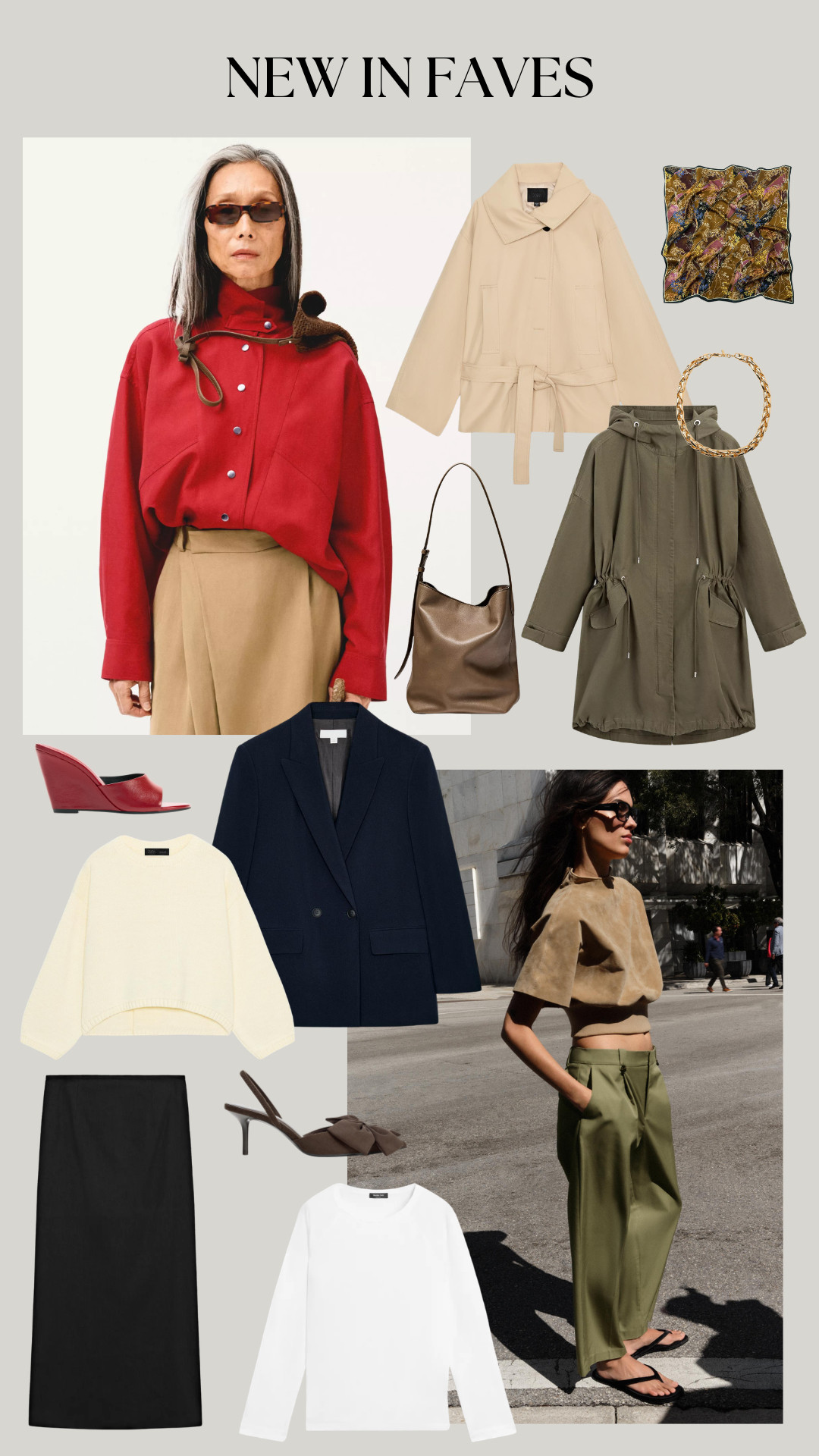 My Current New In Faves from Zara + Massimo Dutti
Spring Styling, Transitional Layers, Trench Coat, Rainy Days, Tailoring, Pop of Red, White Tee, Knitwear 

 #LTKuk #LTKspring #LTKeurope