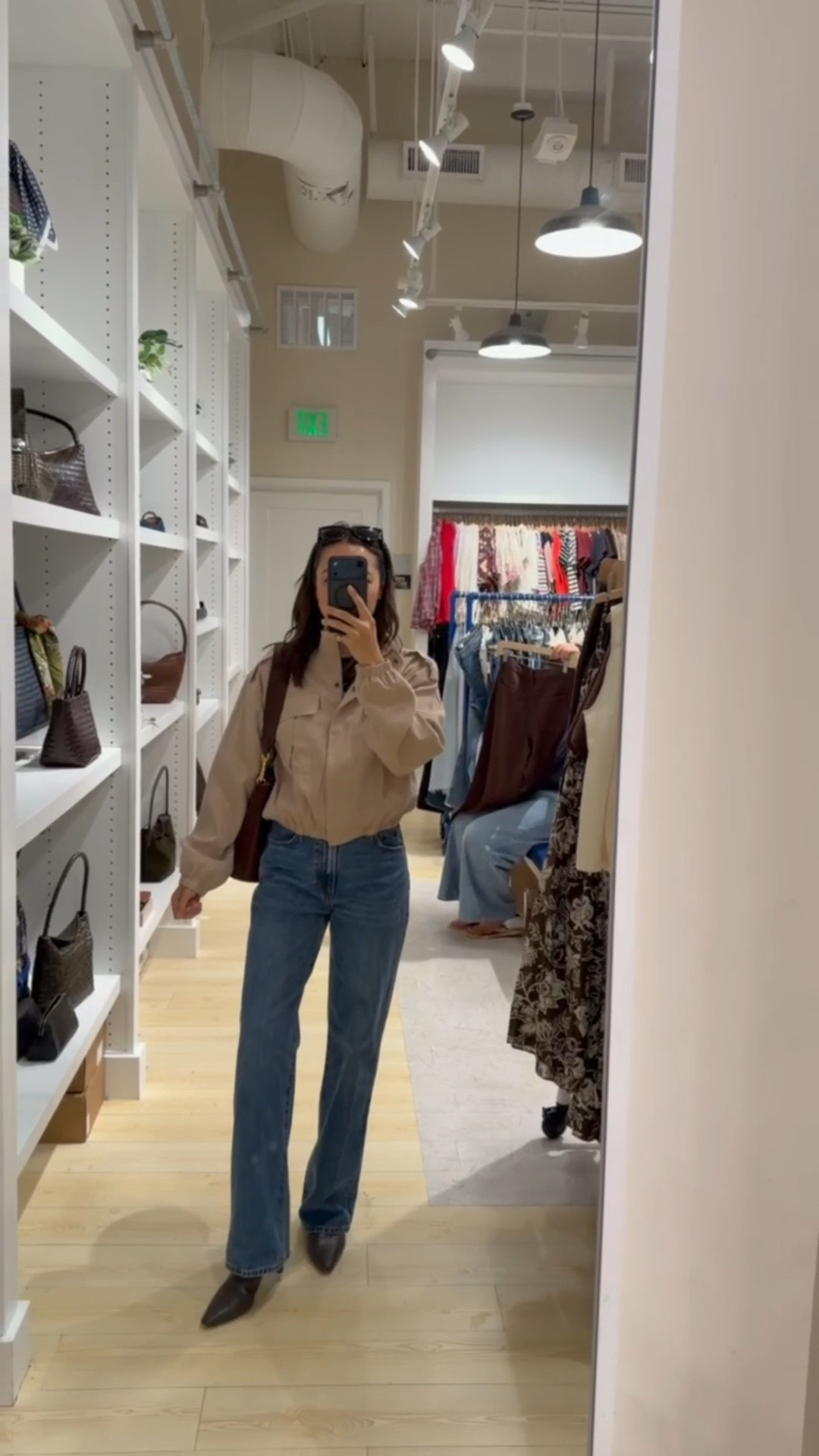 Elevated fall outfit 

Evereve jacket — so soft!! Wearing xs 
Aritzia denim forum Farrah jeans — classic style, 100% cotton 
Madewell Essential bucket tote — love the new updated version (has a thicker shoulder strap) 

Fall outfit / fall style / style over 30

#LTKxMadewell #LTKootd #LTKSaleAlert