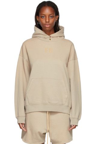 Taupe 'FG' Hoodie | SSENSE