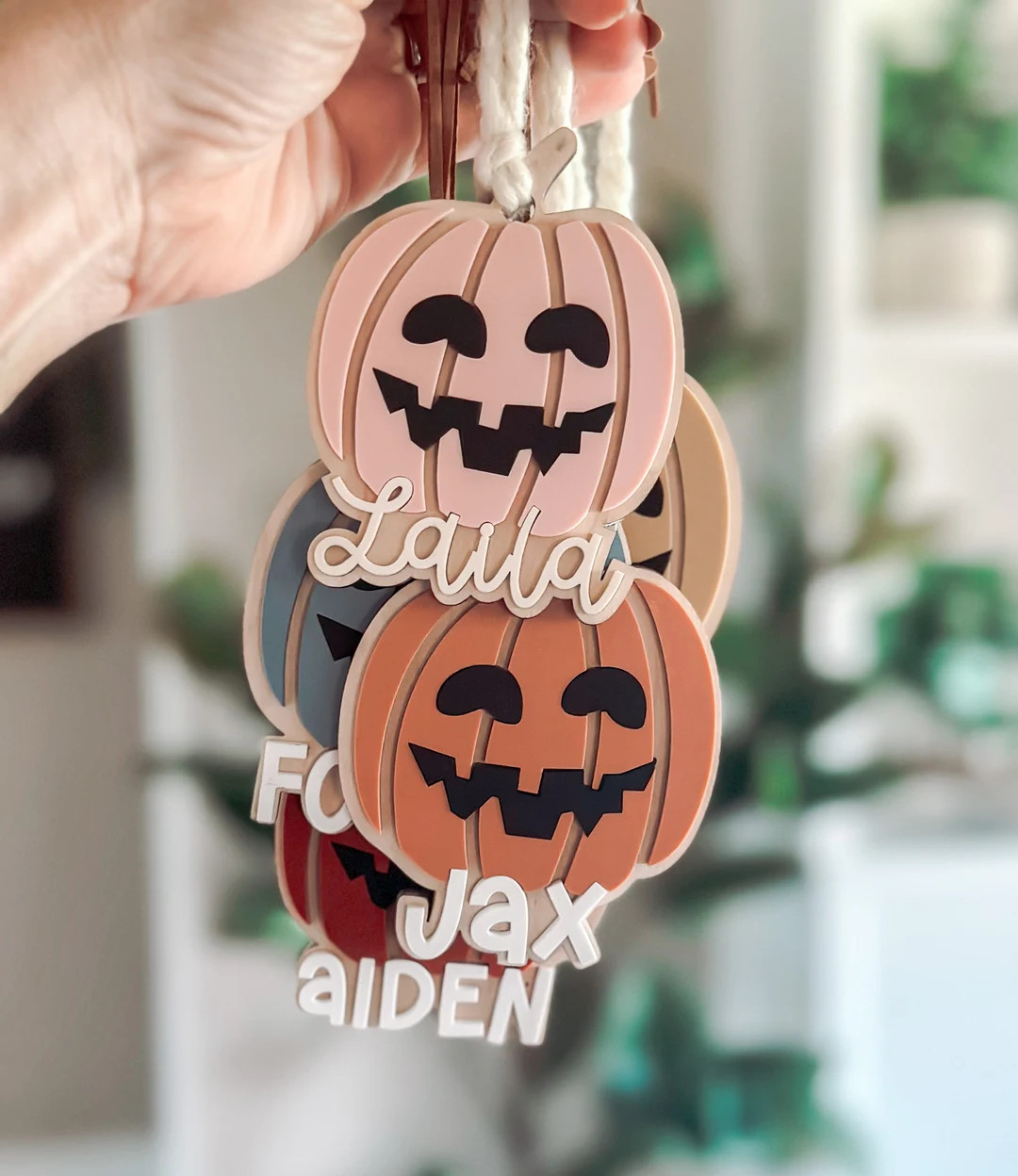 Halloween Basket Tag, Boo Basket Tag, Jack-o-lantern Halloween Tag, Personalized Tag - Etsy | Etsy (US)