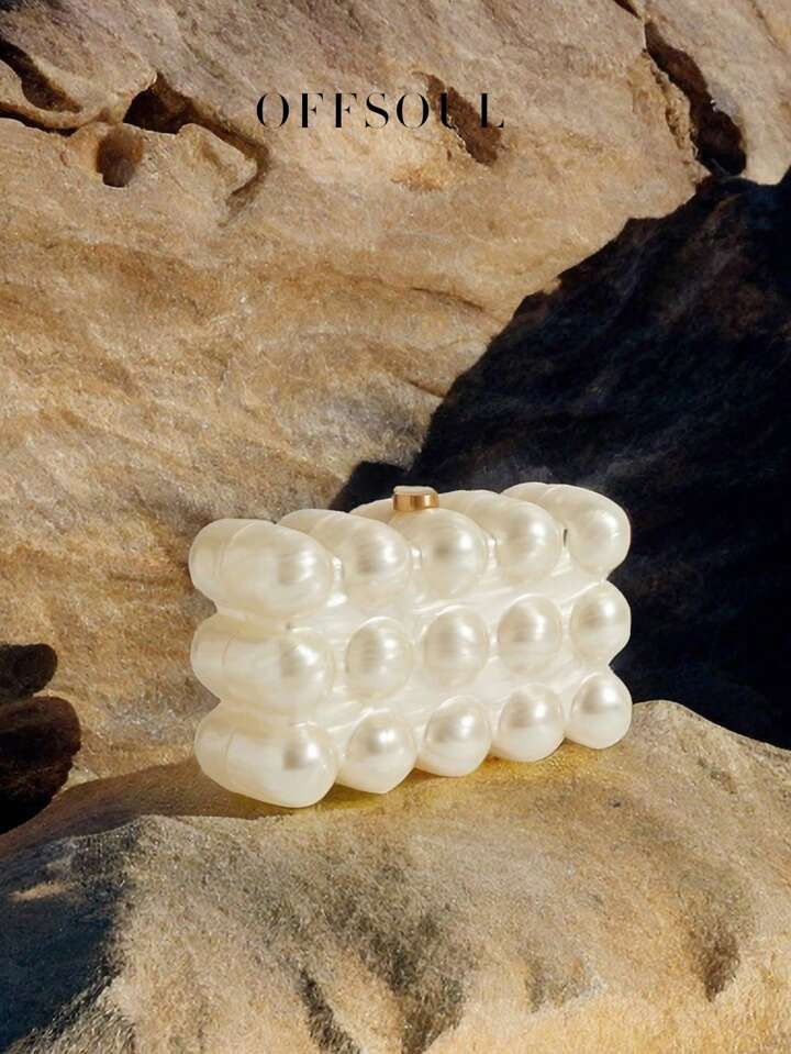 2024 New European And American Dinner Party Clutch Bag, Gorgeous Acrylic Wedding Evening Bag, Wom... | SHEIN