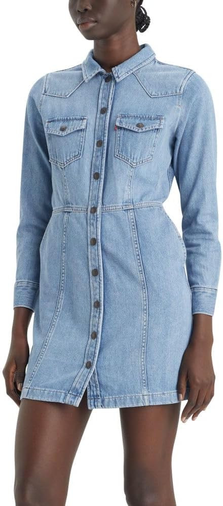 Levi's Women's Flynn Western Core Dress (Also Available in Plus) | Amazon (US)