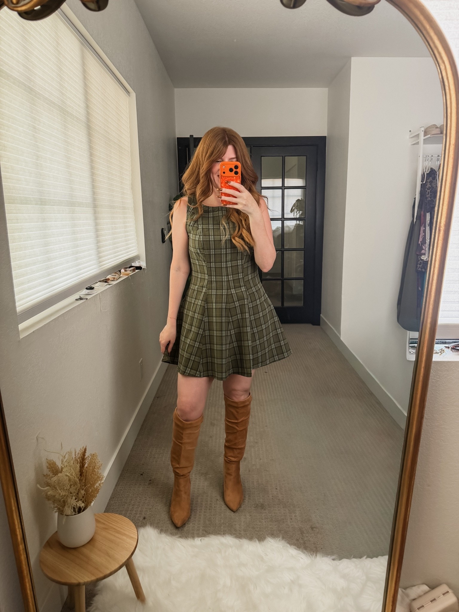 Plaid dress size medium from Walmart. 

Fall outfit

#LTKootd #LTKPetite #LTKSeasonal