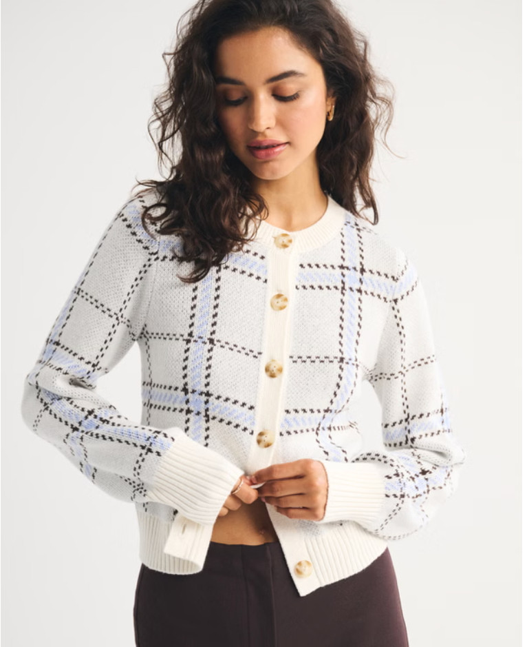 Looking for a cardigan that's both cozy and effortlessly stylish? The Textural Stitch Shrunken Cardigan features a soft textured knit, flattering cropped fit, and timeless silhouette that layers beautifully with any wardrobe. Perfect for work, brunch, coffee dates, travel, or casual weekends, this versatile cardigan pairs effortlessly with high-waisted jeans, skirts, dresses, or tailored trousers for a polished, everyday look. 

 #LTKootd #LTKselfcare #LTKvlog