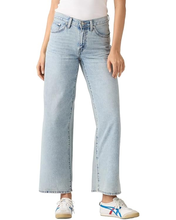 Levi's Women's Middy Wide Leg Ankle Jeans | Amazon (US)