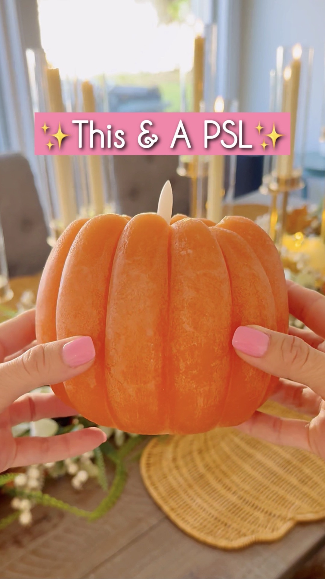 Keeping it simple this fall with a pumpkin LED candle that has 3 color settings and a remote. The easiest fall tablescape upgrade for cozy nighttime ambiance. Linked for you.
#falldecor #pumpkindecor #amazonfinds

#LTKHome #LTKSeasonal #LTKSeasonal #LTKHome #LTKselfcare