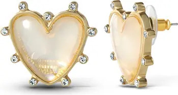 Gold-Tone Heart Stud Earrings | Nordstrom