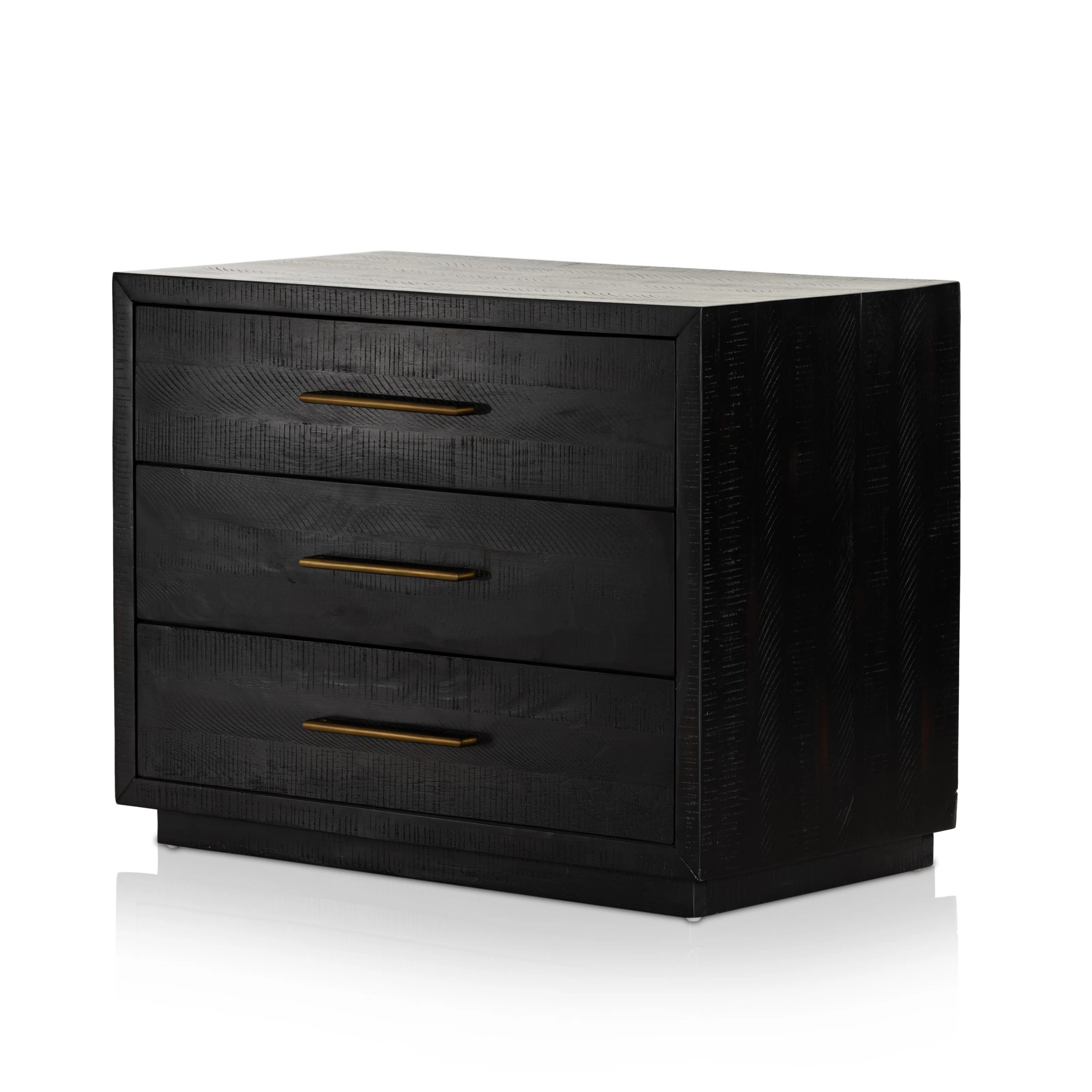 Suki 3 - Drawer Solid Wood Nightstand | Perigold