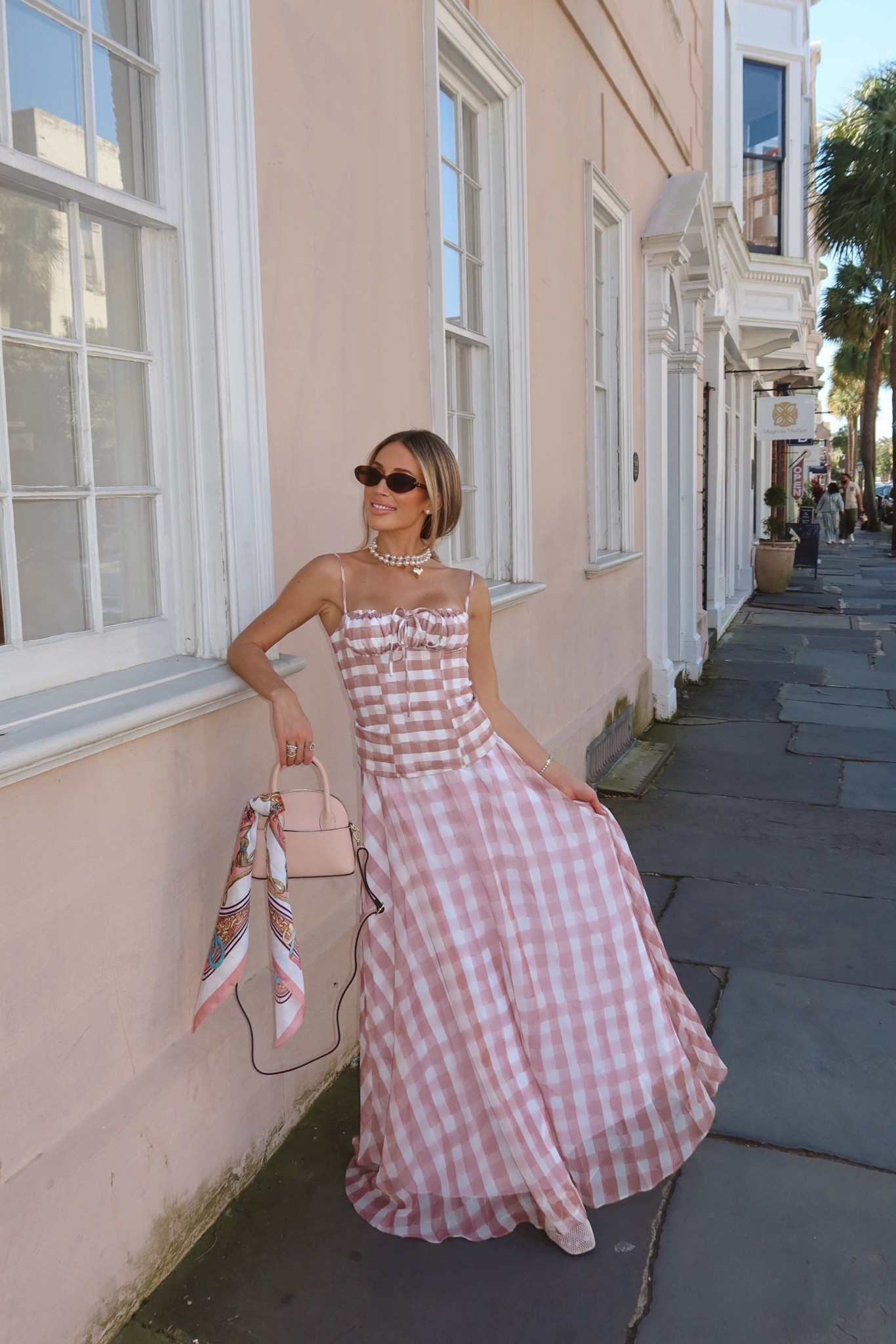 This set!!! 🙌🏼 pieces comes separate so could and match with so much! Wearing smallest size in top and skirt. 

Outfit. Ootd. Pink. Gingham. Matching set. Revolve. Style. Charleston outfit

#LTKTravel #LTKFindsUnder100