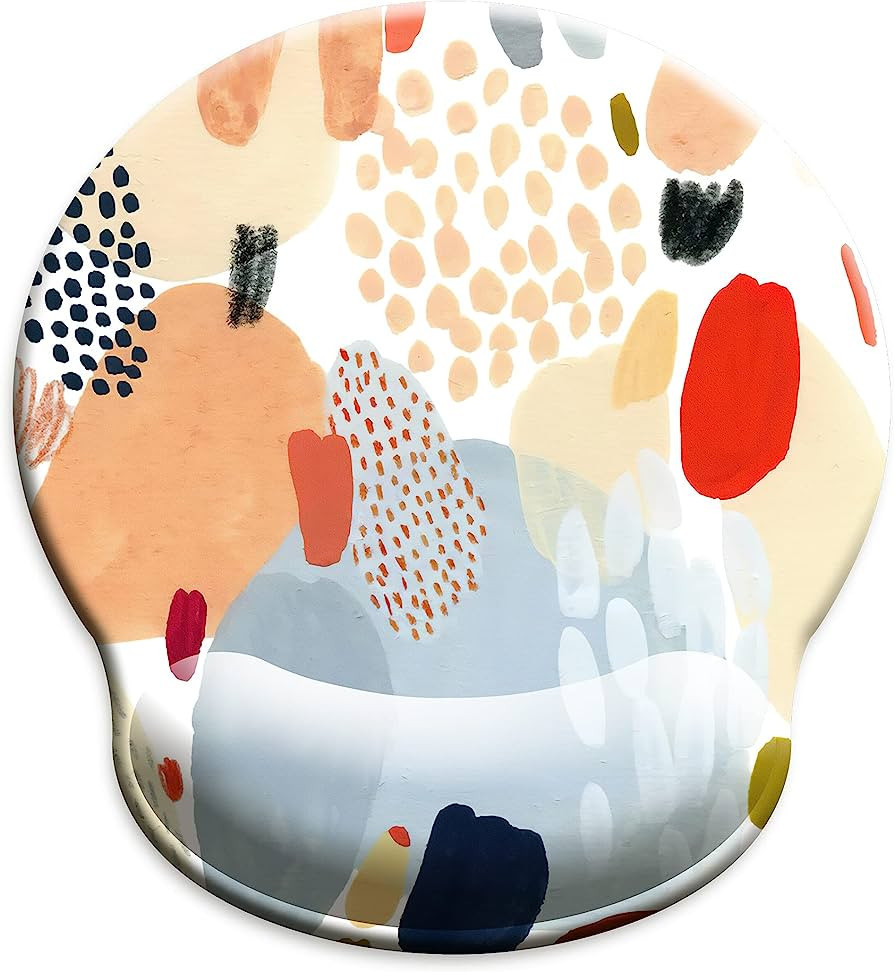 HOPONY Ergonomic Mouse Pad with Wrist Support Gel Mouse Pad with Wrist Rest, Comfortable Computer... | Amazon (US)