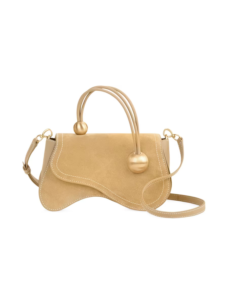 Kazia Suede Top Handle Bag | Saks Fifth Avenue