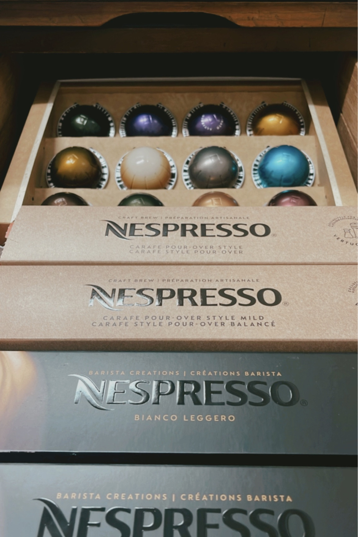 European Version of Nespresso Vertuoline made for Double Cappuccino (2.7  ounce): Bianco Leggero, 30 Capsules