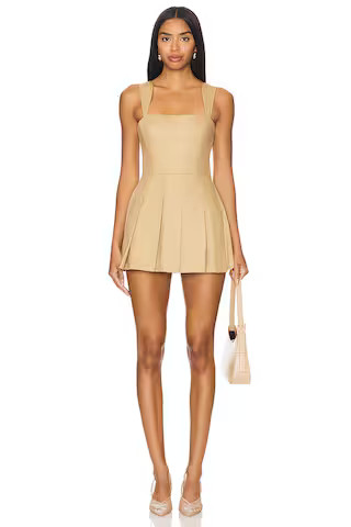 Amanda Uprichard Mercy Romper in Khaki from Revolve.com | Revolve Clothing (Global)