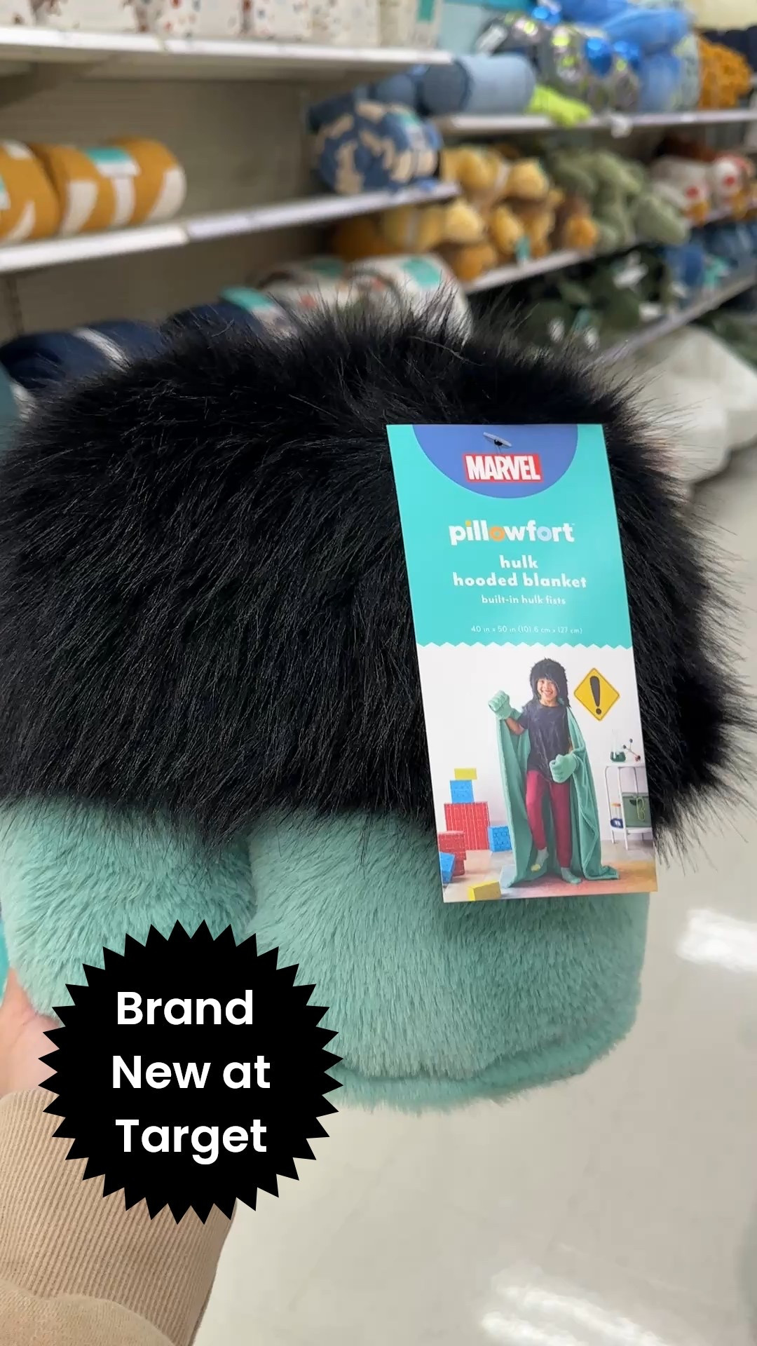 Brand new marvel collection by pillowfort at target. Hulk hooded blanket 

#LTKFamily #LTKKids #LTKHome