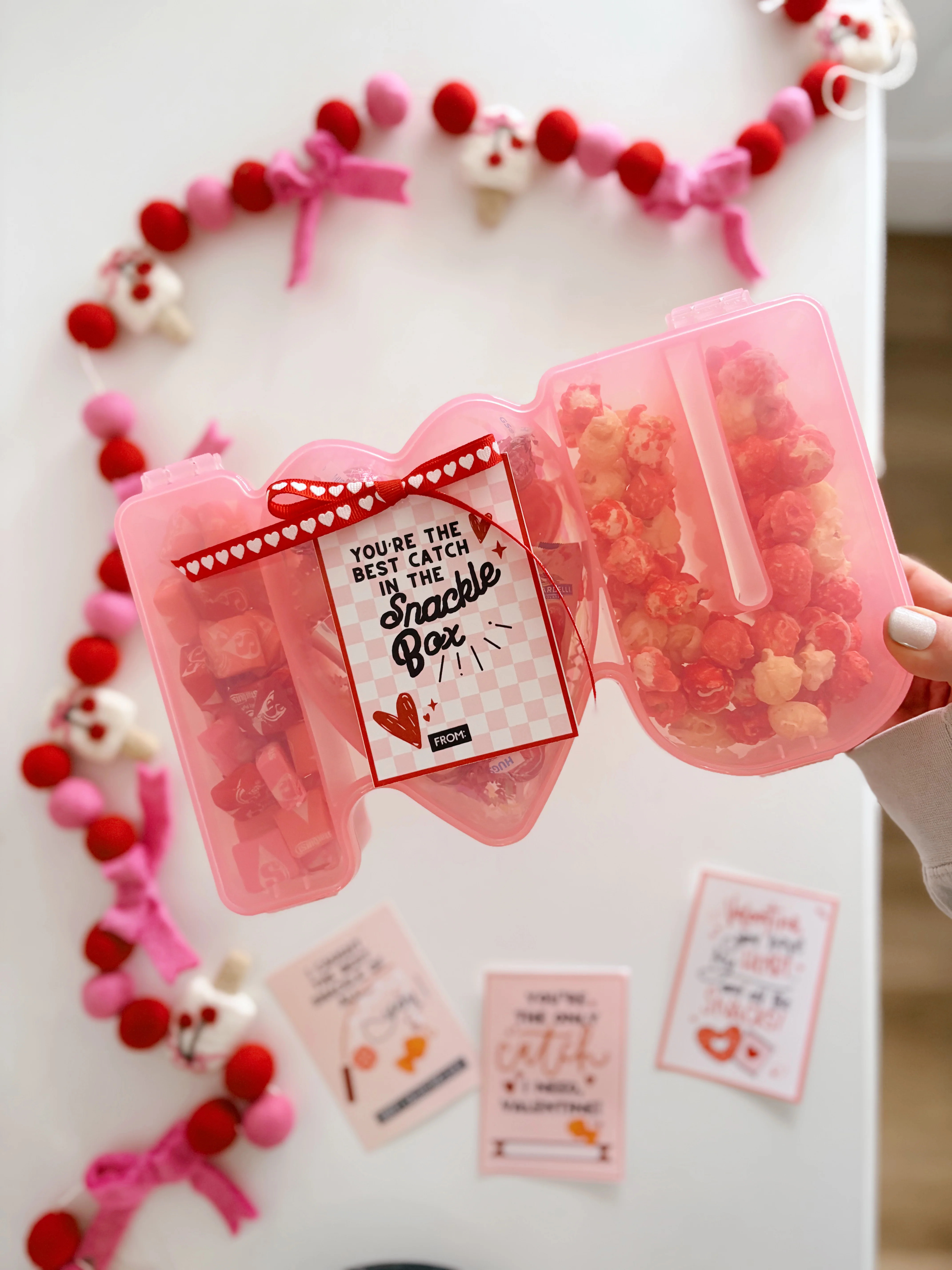 Snackle Box Valentine tags | printable tags | The Letter Vee