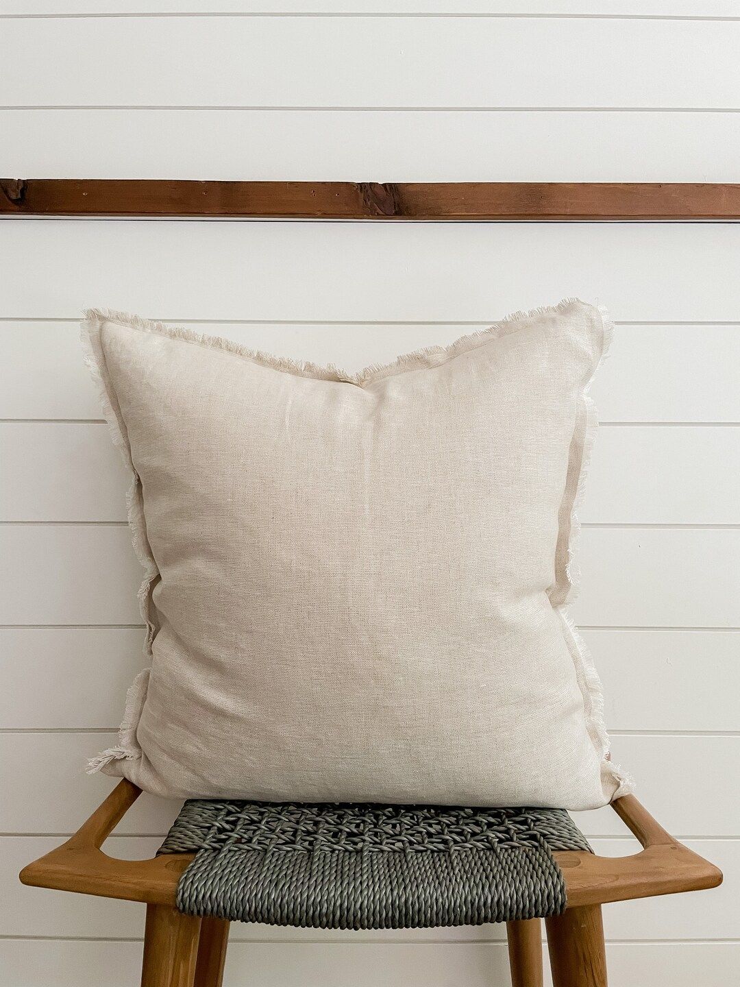 Fringed Linen Pillow | Etsy (CAD)