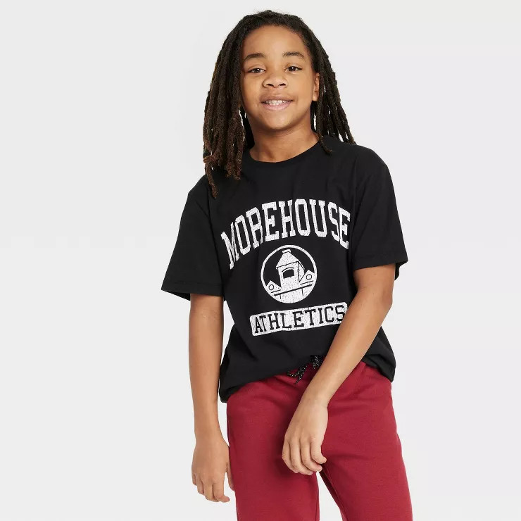 Boys' Morehouse Short Sleeve Graphic T-Shirt - art class™ Black | Target
