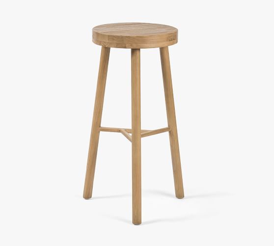 Falls Reclaimed Wood Stool | Pottery Barn (US)