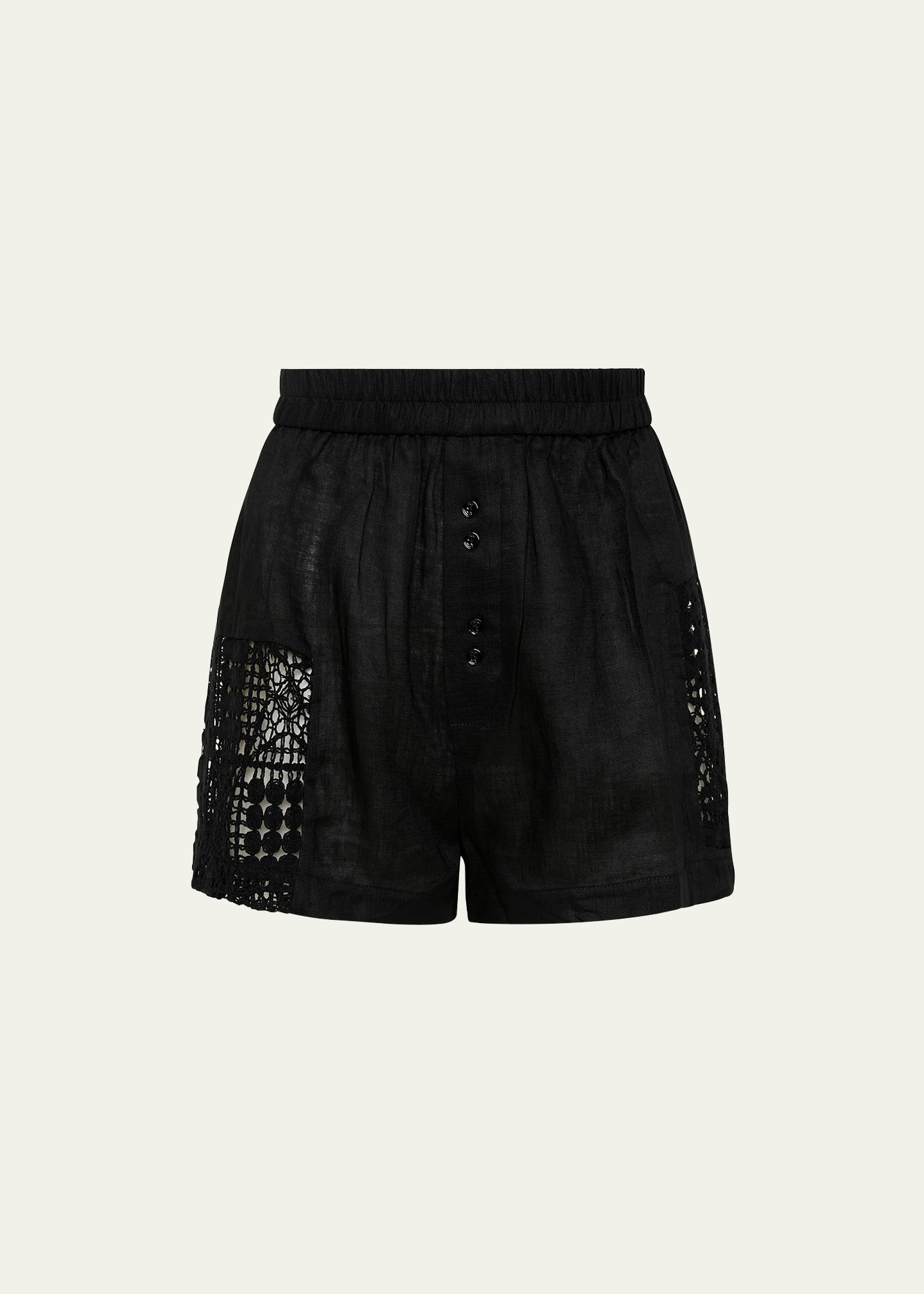 SIR Rayure Patchwork Shorts | Bergdorf Goodman