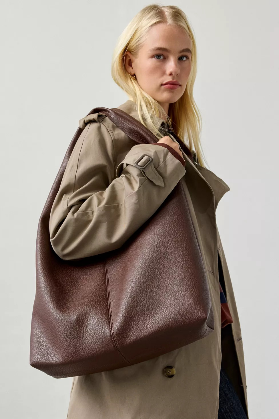 Boston Faux Leather Hobo Bag | Urban Outfitters (US and RoW)