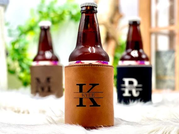 Can Cooler Gifts for Groomsmen  Engraved Bottle Holders | Etsy | Etsy (US)