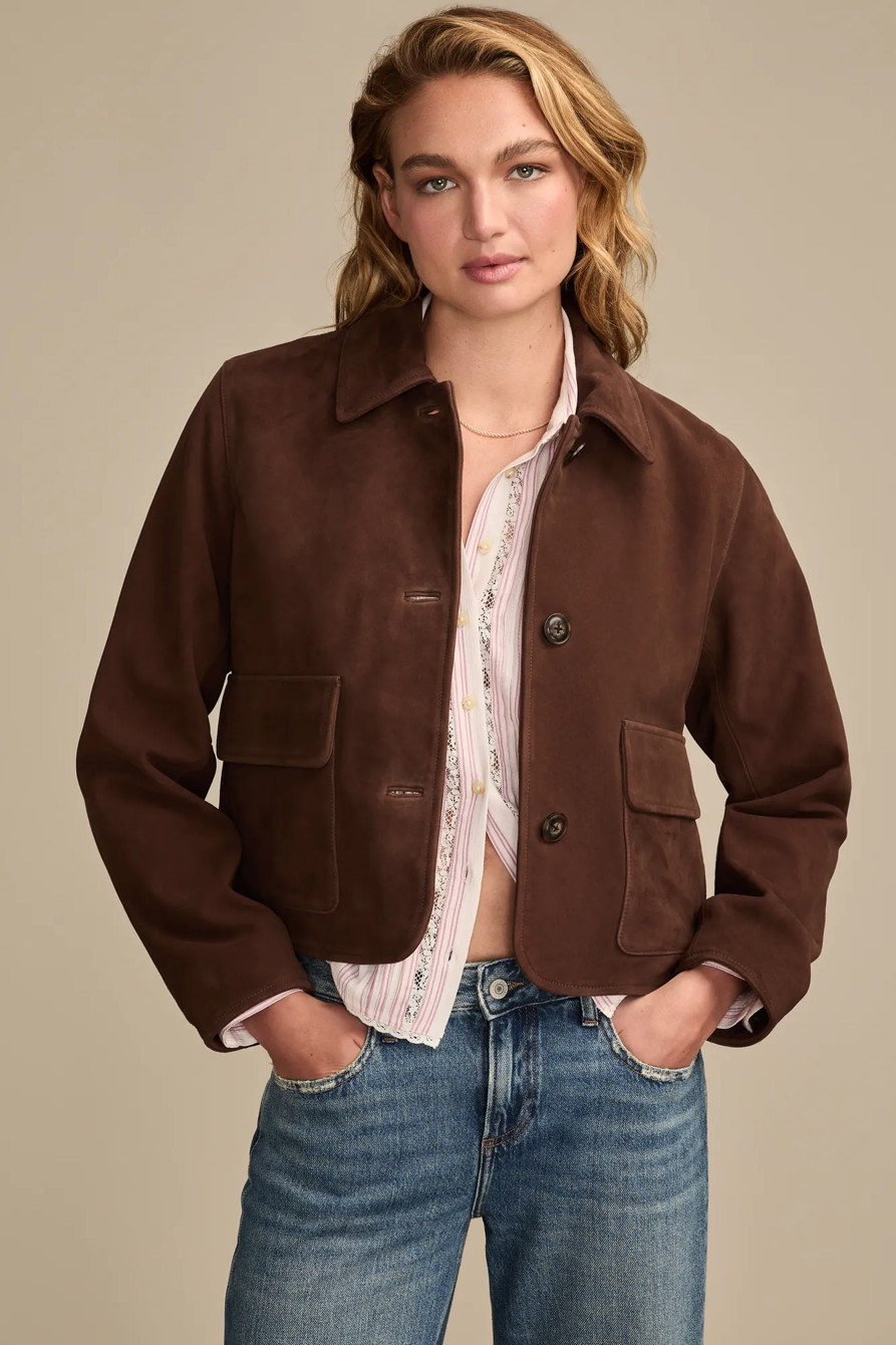 SUEDE LEATHER JACKET | Lucky Brand