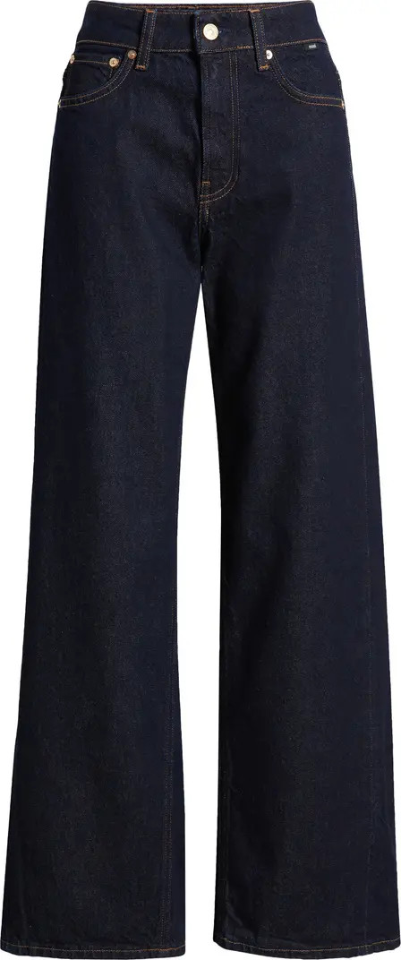 Siena High Waist Ankle Wide Leg Jeans | Nordstrom