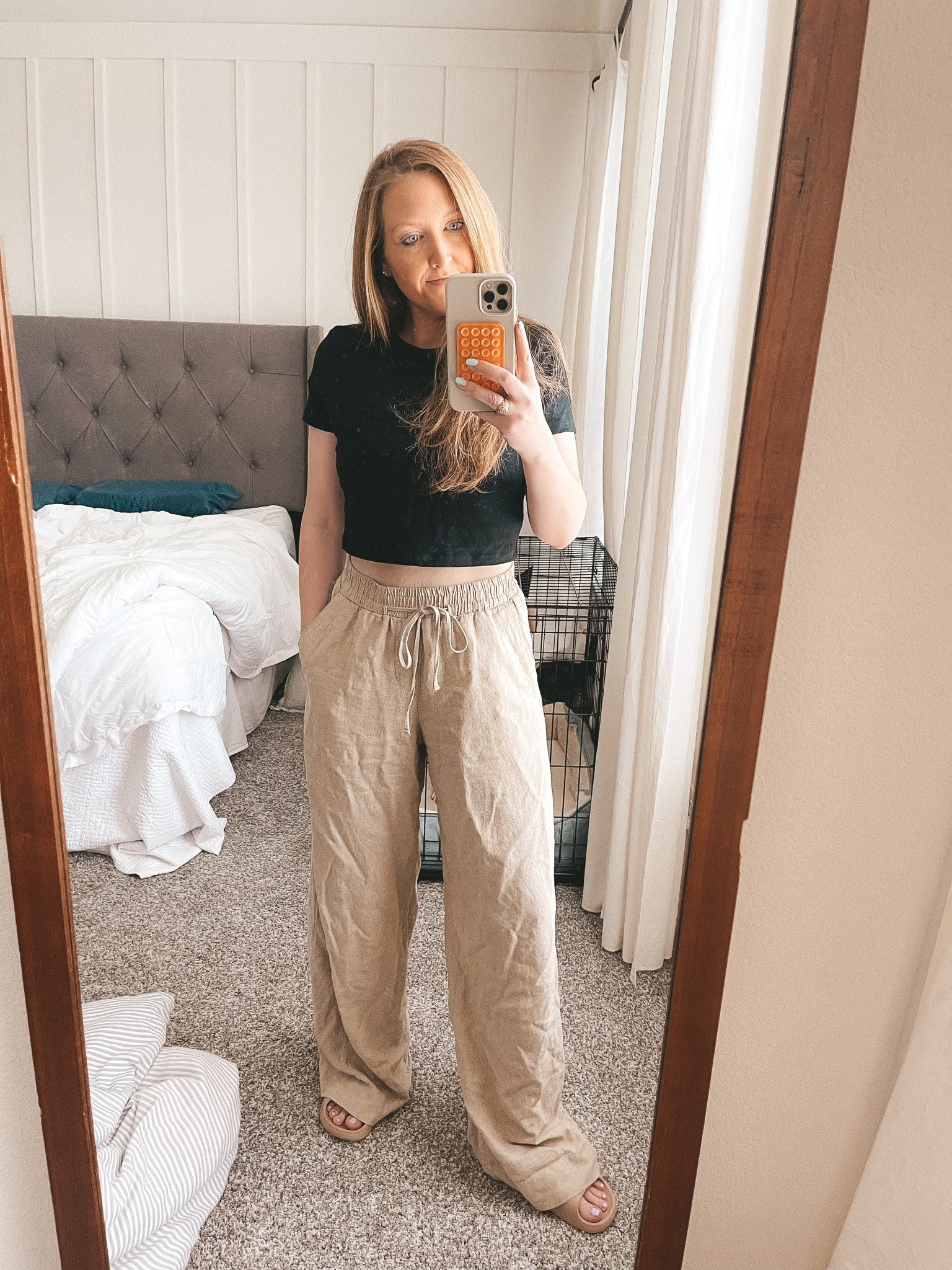 This whole outfit was $30! The top is only $5 and I like to pair it with high waisted pants, jeans or shorts. Comfy & cute for spring & summer 🥰 I’m wearing a M shirt, XS pants and sized down in shoes. These are a 6 and I typically wear a 7. #targetstyle #targetfinds #springstyle

#LTKunder50 #LTKstyletip #LTKFind