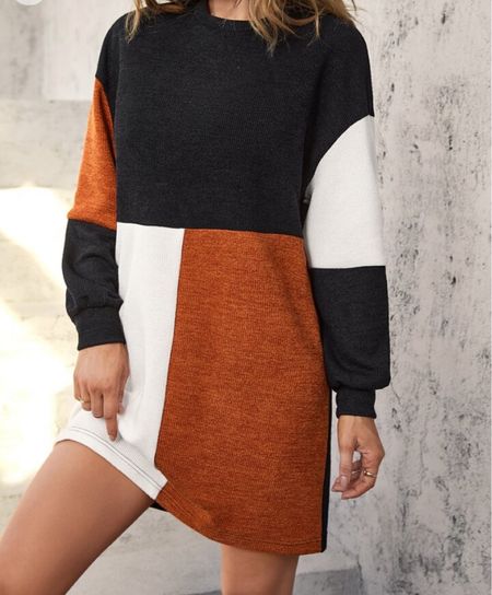 Shein Saturday! Colorblock sweater dress!!