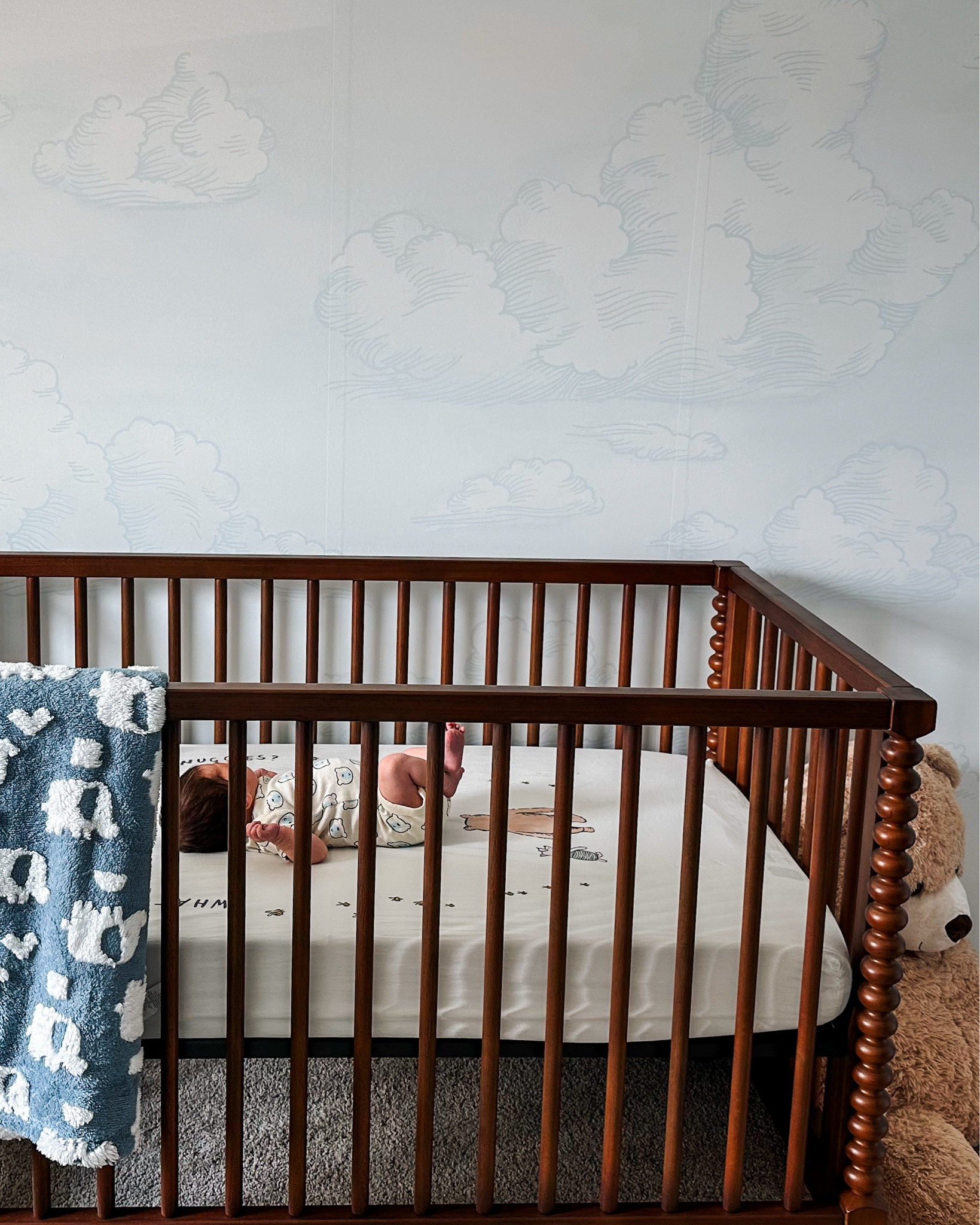 Nursery decor 💙 it’s been a year since I took these photos of our little boy’s nursery and I still love everything in it. The next thing I need to add is a bookshelf! 

Our crib is still my favorite it’s so beautiful and it’ll turn into a toddler bed when he’s ready  

#LTKBaby #LTKFindsUnder100 #LTKHome