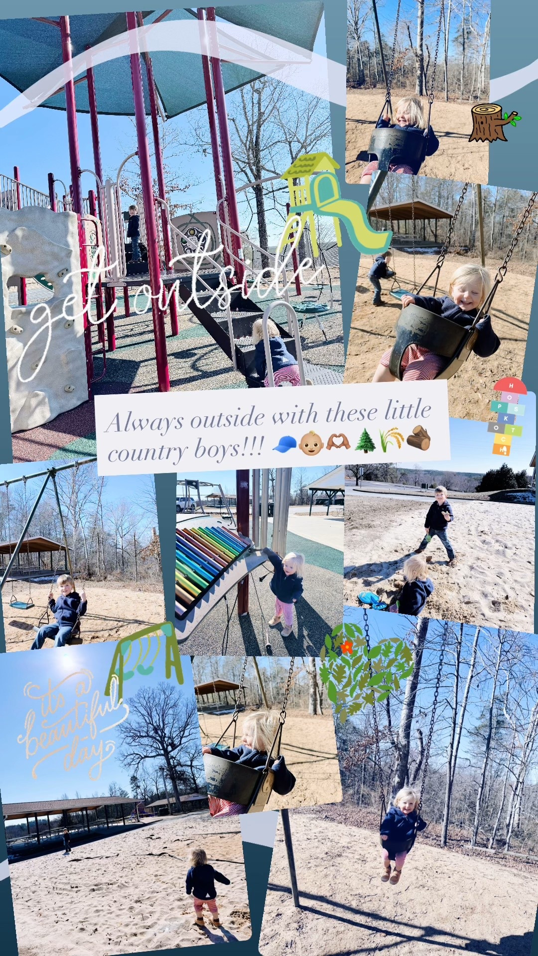 Always outside with these little country boys!!! 🧢👶🏼🫶🏽🌲🌾🪵

#LTKdayinmylife #LTKKids #LTKmomlife