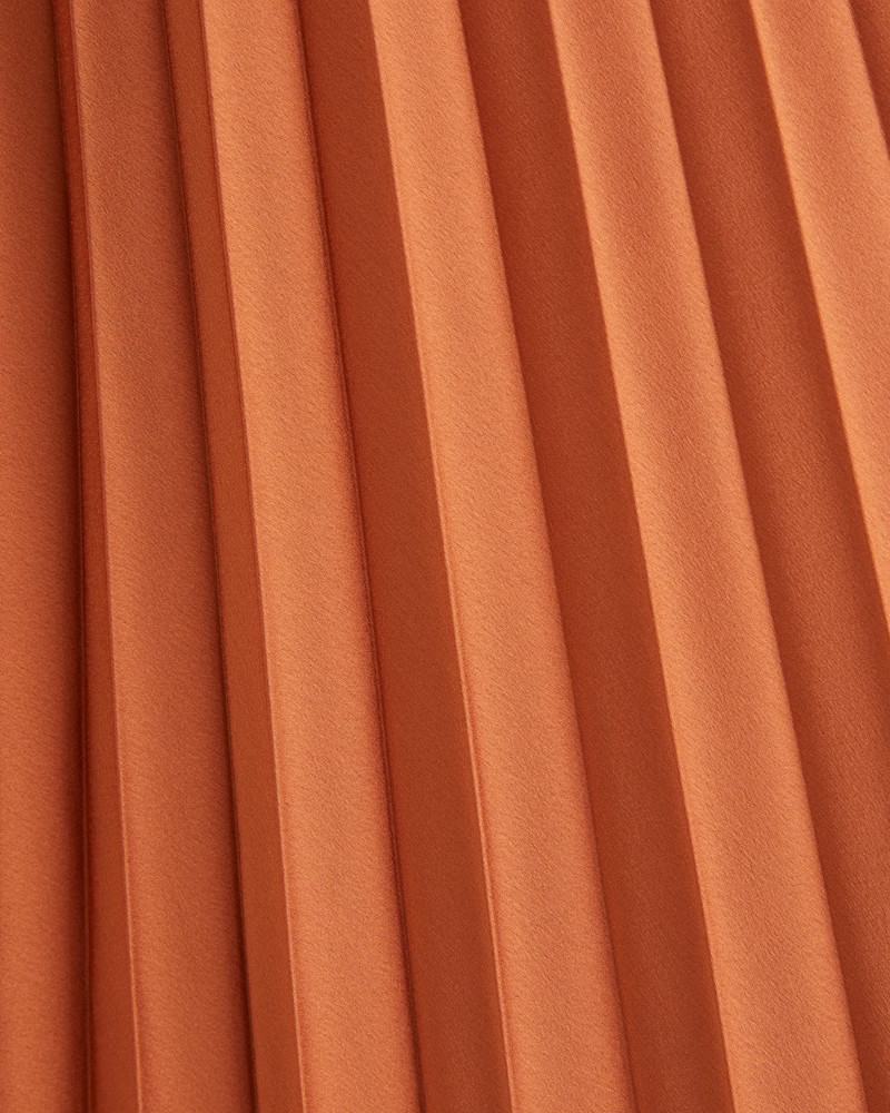 One-Shoulder Pleated Maxi Dress | Abercrombie & Fitch (US)