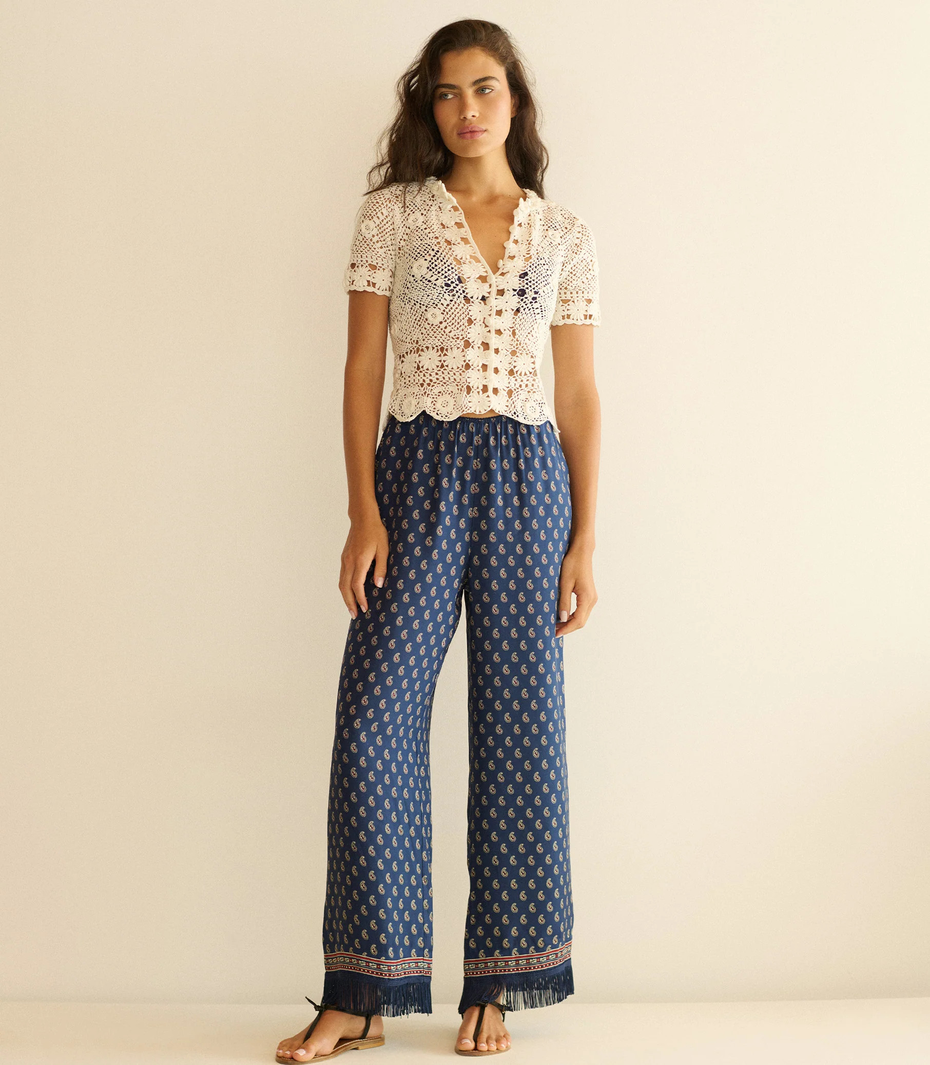 Chrysanthe Top - Pearl | D\u00d4EN | DOEN
