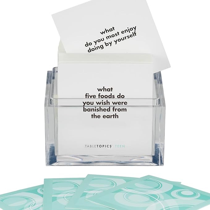 TableTopics Teens Question Game - 135 Fun Questions for Friends Hanging Out, Teen Parties, and Fa... | Amazon (US)