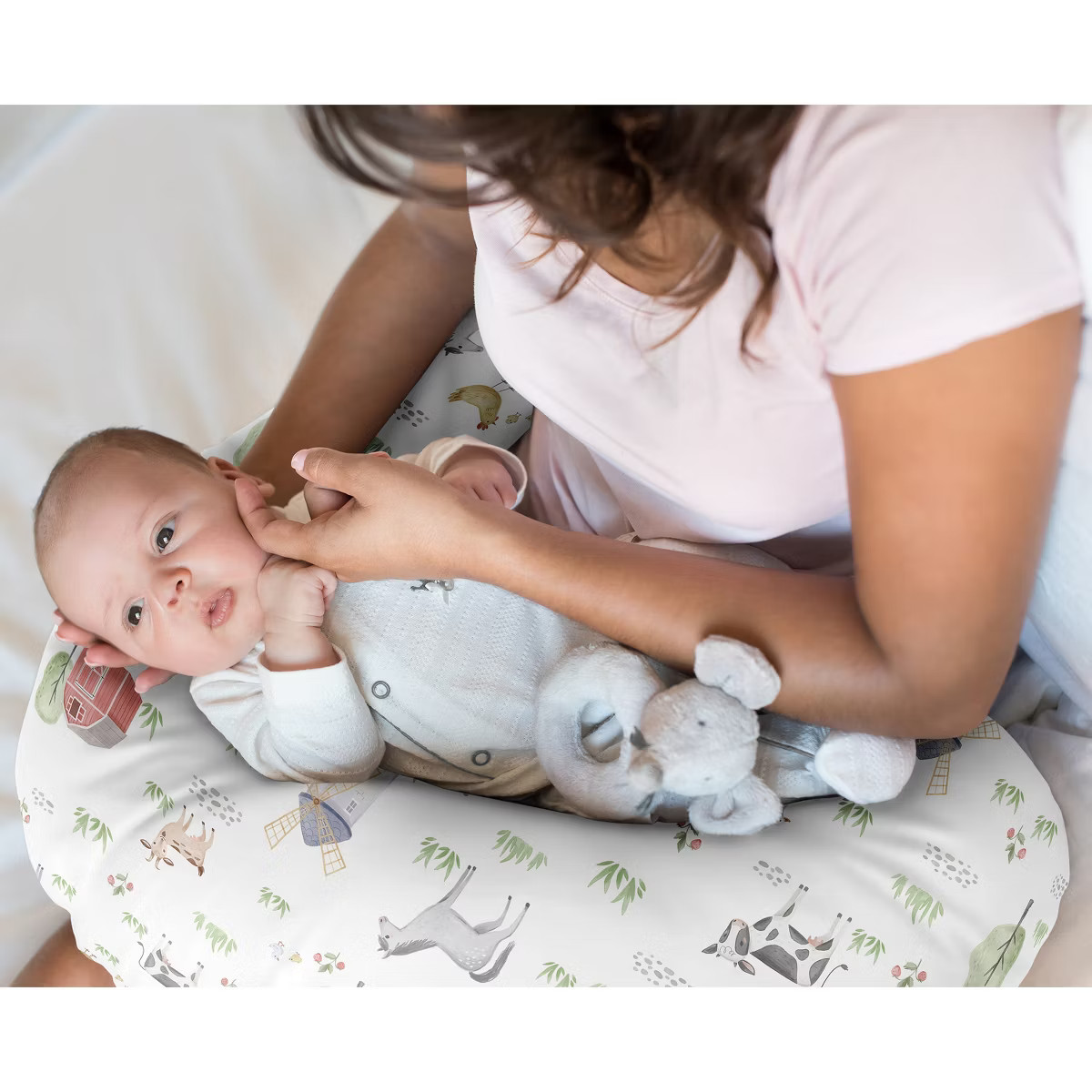 Sweet Jojo Designs Boy or Girl Gender Neutral Unisex Support Nursing Pillow Cover (Pillow Not Inc... | Target