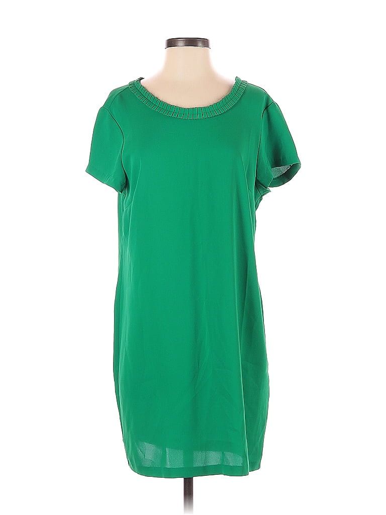 Coercion 100% Polyester Solid Green Casual Dress Size 8 - 71% off | ThredUp