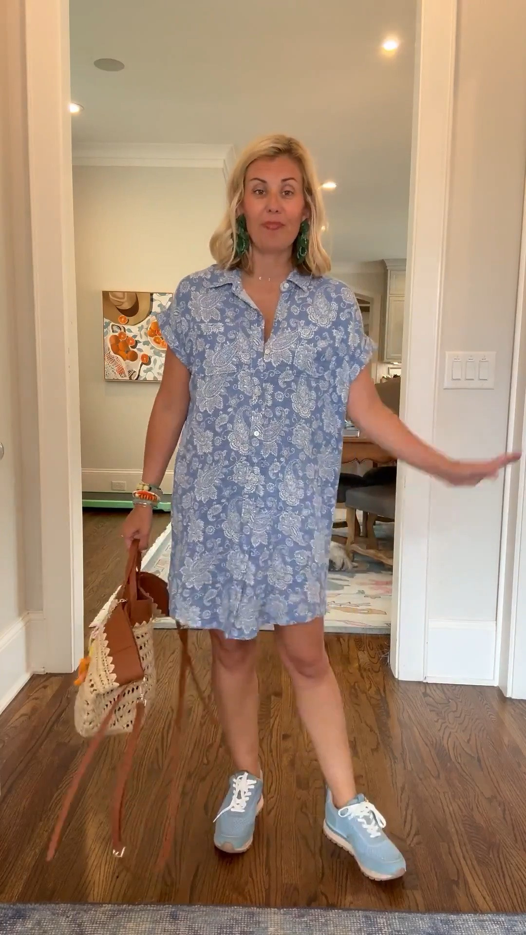 Such a cute dress!! This is a gauze material, which is so nice and lightweight. I’m in xs dress & 8 sneaker. 

*code Catherine20 at Allie + Bess

#LTKdayinmylife #LTKmomlife #LTKSaleAlert